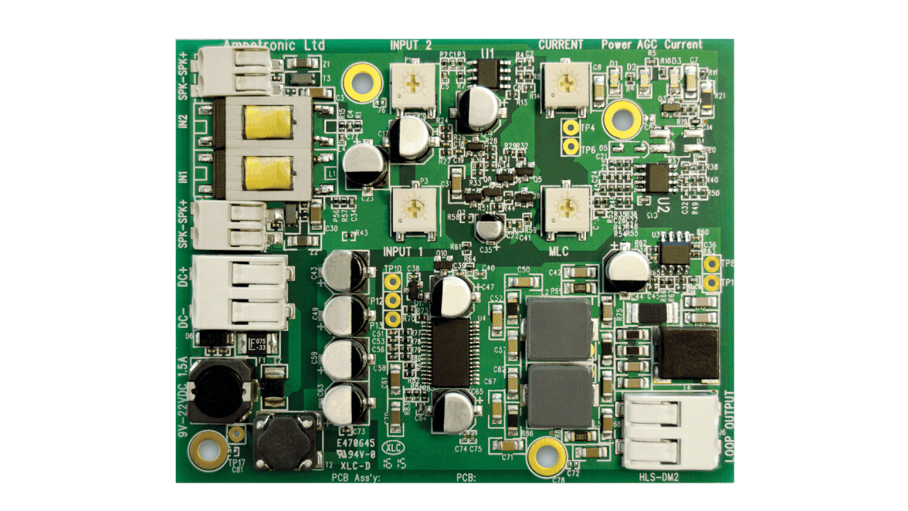 HLS-DM2 OEM Compact Induction Loop Amplifier for Integration